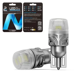 NOVSIGHT SL9 Series T10 DC9V-18V 400LM Car Signal Light Turn Signal Brake Light Reversing Light 2835 SMD Chips