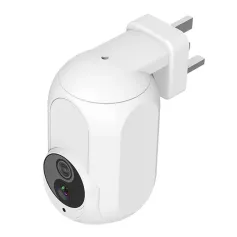 K7 Tuya Wall Plug-In Camera Wifi 360° 1080P Mini Surveillance Home Security Protection Night Vision LED Lamp Light IP Cameras EU Plug