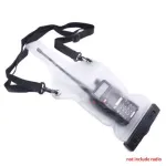 Waterproof Walkie Talkie Pouch Water Resistant Dustproof Case for Motorola Baofeng UV-5R BF-888S UV5R UV-13 Transparent Matte PVC for Outdoor Activities