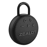 ZEALOT S77 bluetooth Speaker Portable Speaker 42mm Large Speaker HiFi Sound 1800mAh Battery IPX6 Waterproof Built-in Mic Wireless Lanyard Speakers for Biking Climbing Travel