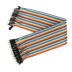 40 adet 30 cm Erkekten Erkeğe Bağlantı Kablosu Dupont Tel