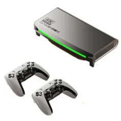 [128G] GAMEMT H6 TV Game Console 8K Supported 16000/18000 Preloaded Games 60+ Emulators Dual Rechargeable Wireless Controllers 4 Player Multiplayer Retro Gaming Console Player