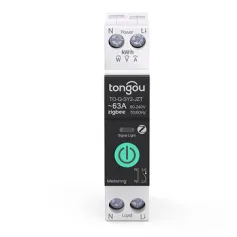 Tongou TUYA Zigbe Smart Circuit Breaker 1A-63A Over Current Voltage Protection Energy Monitoring Voice Control with Alexa Google Home Automation