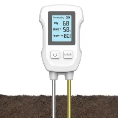 SGS07 3 in 1 Digital LCD Soil Meter Soil PH/Moisture/Temperature Tester with Backlight for House Plants Garden Lawn Farm