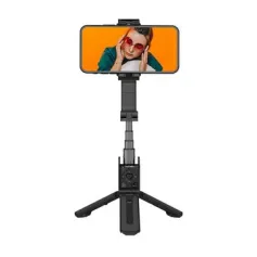 Hohem iSteady Q Single-Axis Gimbal Stabilizer 360° Face Tracking Automatic Balance Selfie Stick Adjustable Tripod with Remote Control for Live Broadcasting Photo Snap