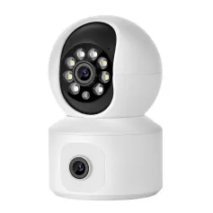 K22 2MP PTZ IP Security Camera Dual Lens Dual Screen WiFi Wireless Full Color Night Vision Humanoid Motion Detection Two-way Audio Smart Home Surveillance Cameras