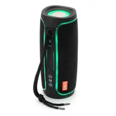 T&G TG288 Portable Speaker bluetooth Speaker 360° Stereo Deep Bass RGB Light IPX6 Waterproof TWS Pairing Hands-free Call Support AUX TF Card Playback 1800mAh Battery Outdoor Riding Speaker