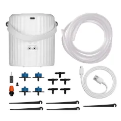 MoesHouse Tuya WiFi Watering Pump Timer Device Irrigation System Garden Tools Sprinkler Wired Design Auto Mode Manual App Control