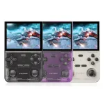 KINHANK K36 64G Handheld Game Console 3.5inch IPS Screen Built-in 10000+ Games 30+ Emulators 3500mAh Battery Rechargeable Video Game Palyer with Dual Joystick for PSP/PS1/DC/N64/SS