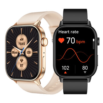 QX17 2.01inch HD Screen GPS Compass bluetooth Call Heart Rate Blood Oxygen Monitor Sleep Monitoring Breathing Exercise Pressure Detection Female Health SOS Voice Assistant Multi-sport Modes IP68 Waterproof Smart Watch