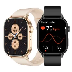 QX17 2.01inch HD Screen GPS Compass bluetooth Call Heart Rate Blood Oxygen Monitor Sleep Monitoring Breathing Exercise Pressure Detection Female Health SOS Voice Assistant Multi-sport Modes IP68 Waterproof Smart Watch