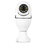 MoesHouse E27 3MP HD Tuya Smart WiFi Bulb Camera Full Color Night Vision PTZ Cam Auto Tracking Motion Detection Two-way Intercom Siren Alarm Home Surveillance Cameras Onvif