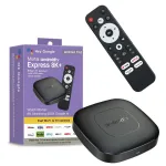 Mortal T1S 2+16G Android 14.0 TV Box Allwinner H313 Quad-core 3D 8K Media Player Support WiFi6 2.4G/5.8G bluetooth 5.0 Set Top Box with bluetooth Voice Remote Control