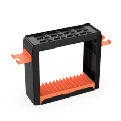 TNS-19051B Switch2 Multifunctional Storage Stand for Switch2 Console with 12 Game Card Slots 15 Disc Holder 2 Controller Dock Compact Organizer Gaming Accessories