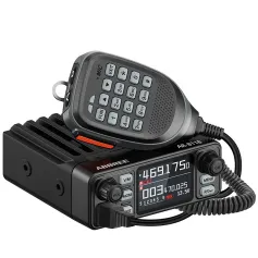 ABBREE AR-8118 25W UV Dual Band Mini Walkie Talkie 200 Kanavat 10-30KM Kantama NOAA:n säähälytykset Dual PTT HD Voice Mobile Radio