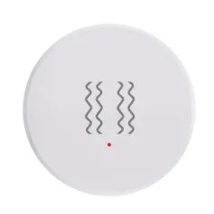 MOES Zigbe Tuya Smart Vibration Tilt Sensor APP Remote Control Real-Time Monitoring XYZ Axis Detection Motion Shock Alarm for Door Window Security