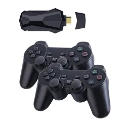 D10 64 GB 15000 játékok TV játékkonzol 2.4G vezeték nélküli játékvezérlő HD arcade játéklejátszó több emulátor videojáték bot otthoni használatra