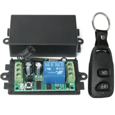 Geekcreit? 433 MHz DC 12 V 10 A Relé 1 Canal RF Controle Remoto Sem Fio Transmissor e Receptor