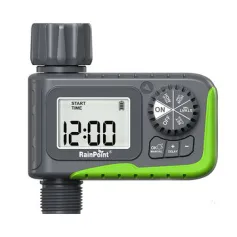 Rainpoint ITV0105 Smart Irrigation Outdoor Automatic Programmable Watering Irrigation Timed Irrigation LCD Display with Rain Delay/Manual