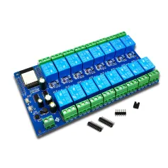 Power Supply ESP32 16 Channel Relay Module Development Board ESP32-WROOM Secondary Development DC5V/12V/24V