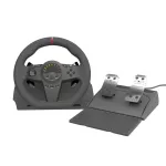 HS-GT001 270° Game Racing Wheel Gaming Simracing Car Pedal Vibration Controller Racing Steering Wheel for PS4/PS3/Switch/PC
