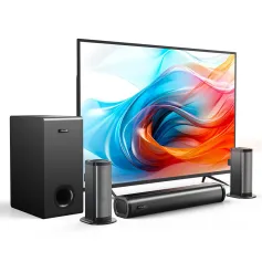 Hiwill D41 320W 4.1CH Soundbar Home Theater bluetooth Sistema de so envoltant 2 altaveus envoltant amb subwoofer per cable de 5.25 polzades So envoltant 3D Mode 3EQ Dolby Audio Soundbar Home Theater
