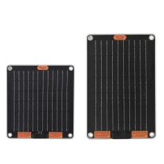 10W/15W Solar Panel Super Thin Waterproof Fast Charging for Outdoor Cell Phones and Electronic Devices High Efficiency Monocrystalline Silicon