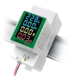 Peacefair® PZEM-008 Din Rail Electricity Digital Power Energy Meter Watt Kwh Wattmeter Monitor Ammeter Voltmeter AC 50-300V 100A