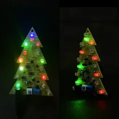 16-light Christmas Tree Components Tri-color/Colorful DIY Electronic Kits Electronics Training Exercises