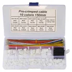 MX1.25mm Male Connector Kit 2/3/4/5/6/7/8/9/10P Crimp Terminal Wire For Pixhawk APM2.8 Male Plug Electronic