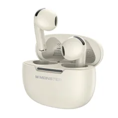 MONSTER N-Lite 208 TWS Earbuds Wireless bluetooth 5.4 Earphone 13mm Driver AAC Audio ENC Call Noise Cancelling 30H Playback Low Game Delay Semi-in-ear Sports Headphones