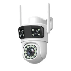 Guudgo Triple Lens Wireless Camera 2MP+2MP+2MP HD Outdoor Waterproof Surveillance Home Camera Mobile Remote 360 Degree Camera