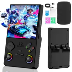 V40MAX Open Source Handheld Game Console RK3326 4-Inch IPS HD 45 Emulators for PSP GBA Arcade 3800mAh 10H Playtime Retro Portable Gaming Console
