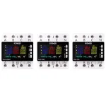 Tuya Wifi Power Energy Meter AC Monitor AC 85-290V 80A 3 Phase 4-wire DIN Rail Over Under Voltage Protector Electricity Meter