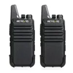 2pcs/Pack Retevis RT22/RT622 Mini Walkie Talkie VOXFunction USB PMR 446 FRS 462 License-free Portable Two Way Radios Station for Restaurant Retail