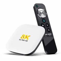 H96Max M2 TV Box 4GB+64GB RK3528 Android 13 Smart TV Box WIFI6 BT5.0 8K AV1 Media Player with 2.4G Voice Remote Control Set Top Box