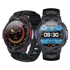 H6 1.28-inch HD Screen ECG+PPG AI Test Report Heart Rate Blood Pressure Blood Oxygen Monitor Sleep Monitoring HRV Function Multi-sport Modes IP68 Waterproof Smart Watch