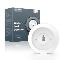 MOES Tuya ZigBee3.0 Сензор за теч на вода Интелигентен детектор за наводнения APP Сигнали Дистанционно наблюдение за защита на домашни тръби Smart Life APP