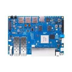 Banana Pi R4 Router Development Board with Onboard 4GB RAM Using MediaTek MT7988A Quad-core Arm Corex-A73 4GB DDR4 8GB eMMC