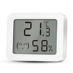 Ewelink Smart Zigbe Temperature Humidity Sensor LCD Display Thermometer Hygrometer APP Remote Control Real-time Monitoring Work with Alexa Google Home