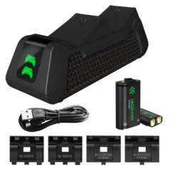 SKYPHER HHC-X1052 Dual Controller Charging Dock 1800mAh Battery Type-C Rechargeable Battery Pack Gaming Accessories for Xbox Series S/X