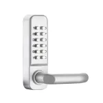 Keyless Mechanical Door Lock Waterproof Non-Power Digital Password Entry Anti-Theft Security for Home Office