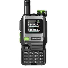 BAOFENG UV-K61 PRO All-Band Two-Way Radio 640 Channels Voice-Activated NOAA Weather Stations Type-C Recharge for Outdoor Hiking and Emergency Communication EU Plug