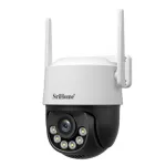 SriHome SH072 8MP 4K 3X Zoom Security Camera Outdoor PTZ Dual Band WiFi 2.4G/5G Night Vision 2 Way Audio Human Detection IP66 Waterproof Wireless Smart Home Surveillance Cameras
