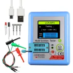 Multi-function LCR MF9 Transistor Tester TFT Diode Triode Capacitance Meter LCR ESR NPN PNP MOSFET IR Tester for Testing
