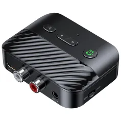 Ricevitore audio Bluetooth 5.3 C68S, supporta TF, U-disk, riproduzione musicale, adattatore audio wireless AUX RCA da 3,5 mm per auto, TV, altoparlanti per PC