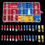 480/300/280Pcs Assorted Spade Terminals Insulated Cable Connector Electrical Wire Crimp Butt Ring Fork Set Ring Lugs Rolled Kit