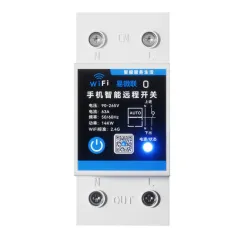 eWelink 63A Din Rail Smart Switch Relay APP Remote Control Timer Inching Function 2P Circuit Breaker Switch Works with Alexa Google
