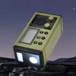 Hanrongda HRD907 Emergency Radio Solar Hand Crank Powered 10000mAh Power Bank AM FM SW Weather Bands Flashlight SOS Alarm IPX6 Waterproof Survival Gear for Outdoor Emergency Preparedness