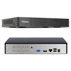 Hiseeu 3K 5MP 8 Channel H.265+ DVR Security Digital Video Recorder Advanced DVR with Person Vehicle Detection for CCTV Security Camera Support AHD TVI CVI CVBS IPC Remote Access